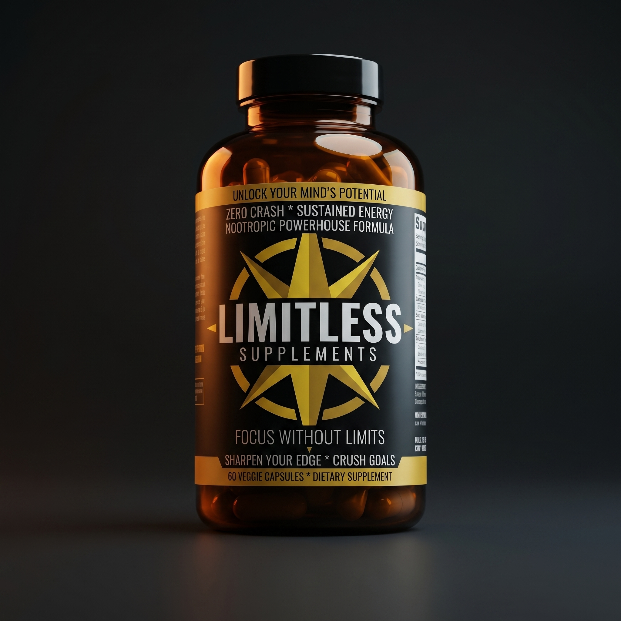 Limitless Focus Capsules — 30 Day Supply